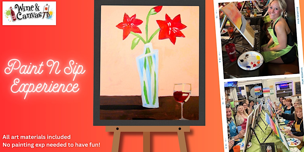 Tampa Paint and Sip - Flowers and Wine