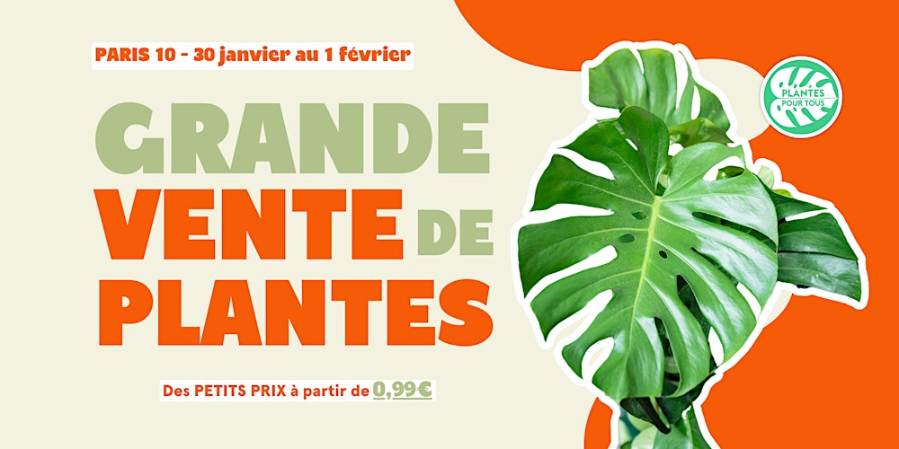 Grande Vente de Plantes - Paris 10