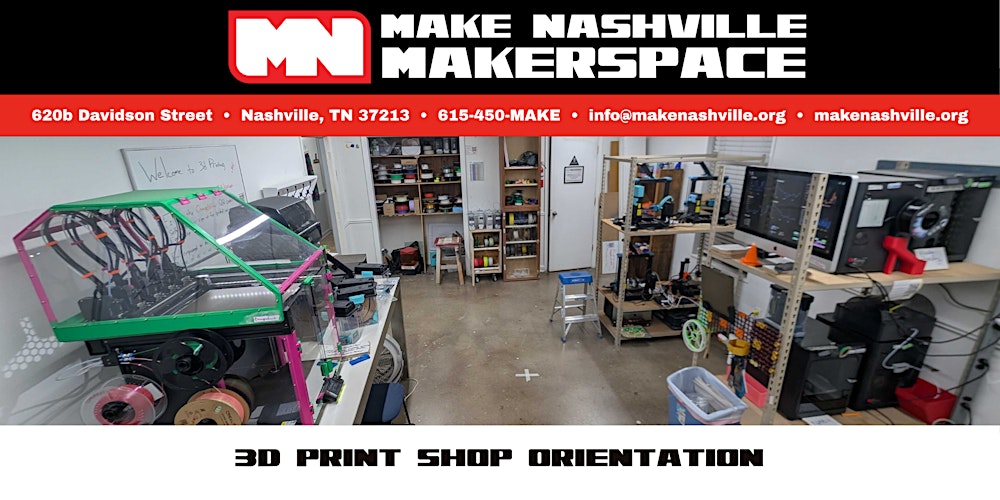 3D Print Shop Orientation (Members Only)
