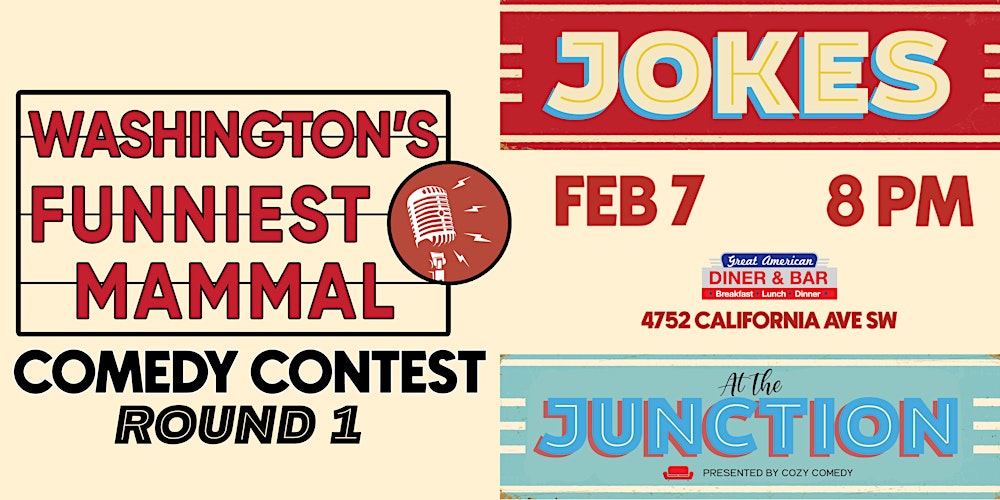 Comedy Competition! Washington's Funniest Mammal R1 Night 3!