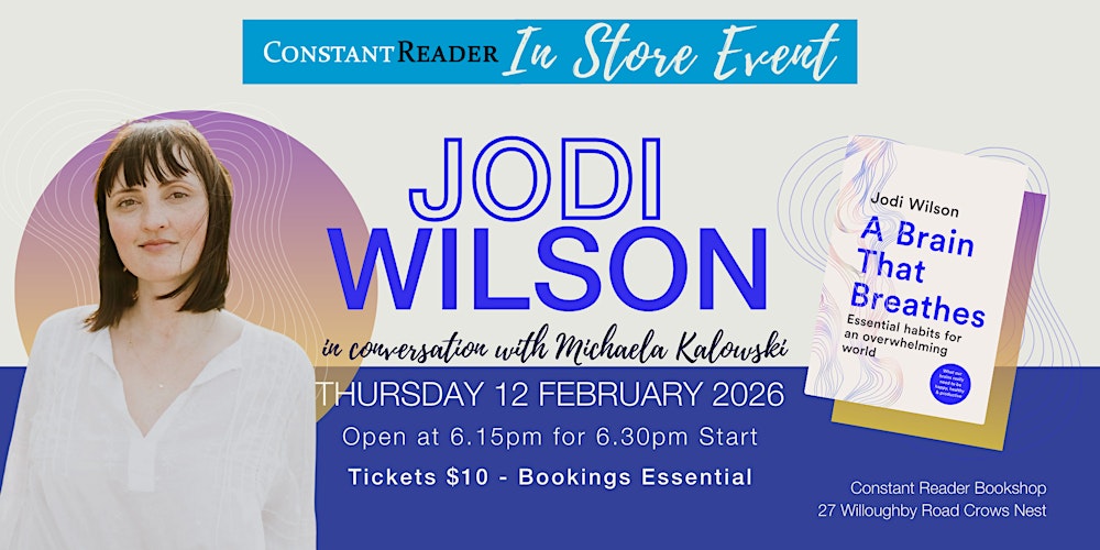 Jodi Wilson at the Constant Reader!