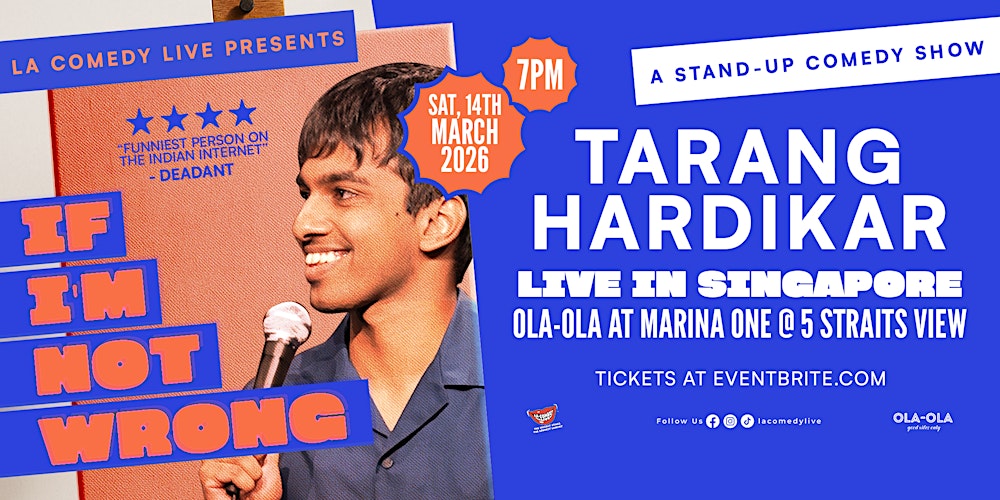 Tarang Hardikar Live in Singapore
