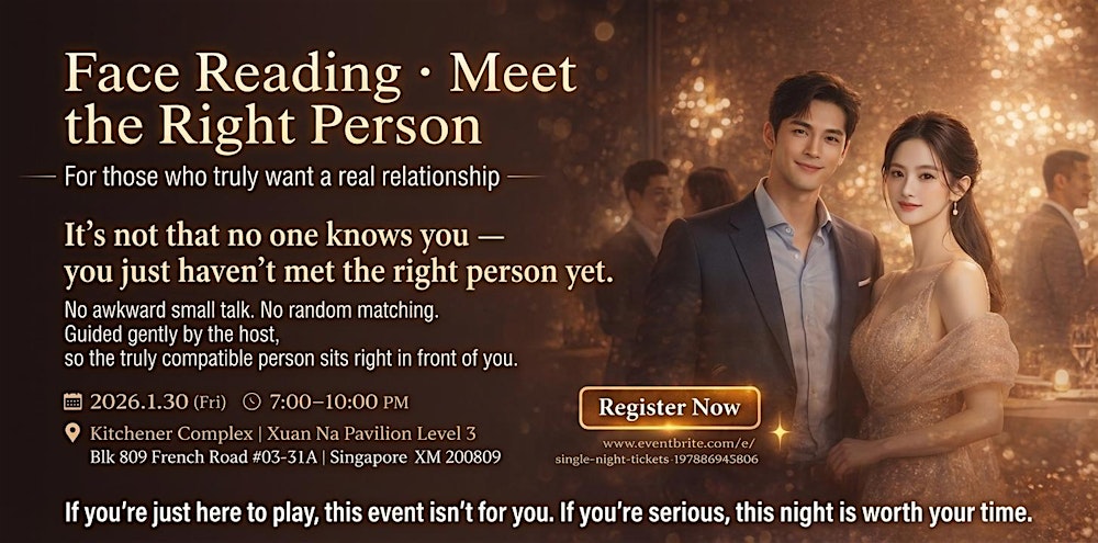 Face Reading · Meet the Right Person| 看对相 · 遇对人