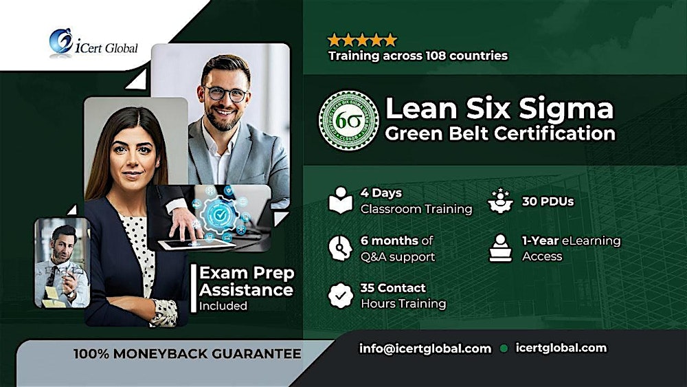 Lean Six Sigma Green Belt In-Person Training in Orlando, FL