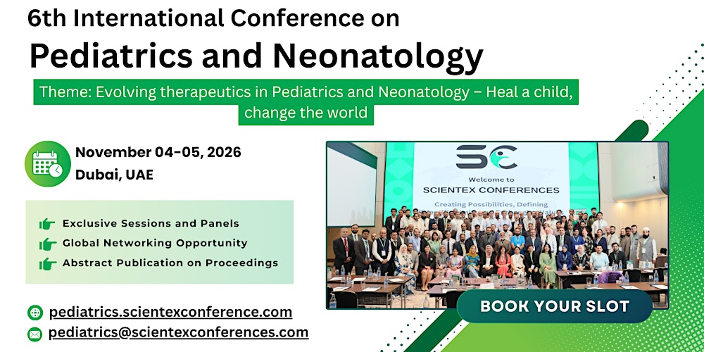6th International Conference on Pediatrics and Neonatology