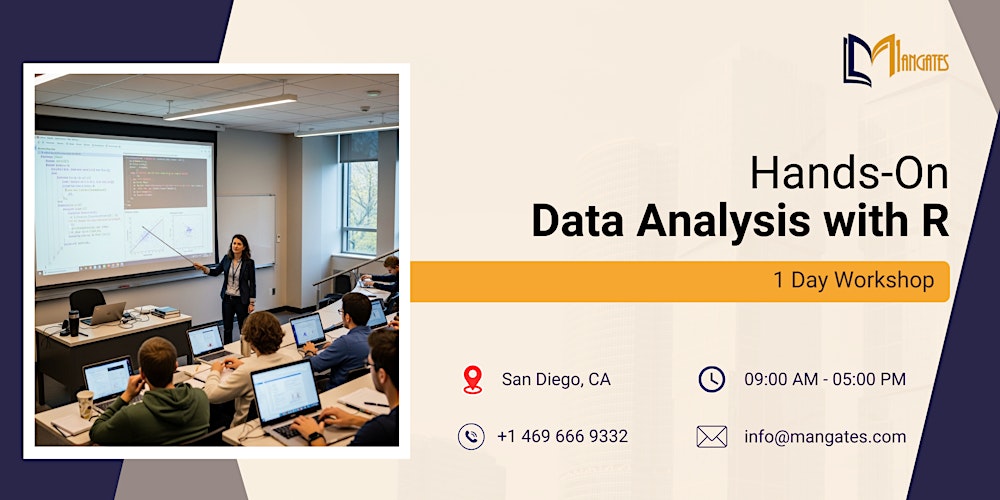 Hands-On Data Analysis with R: 1 Day Workshop in San Diego, CA