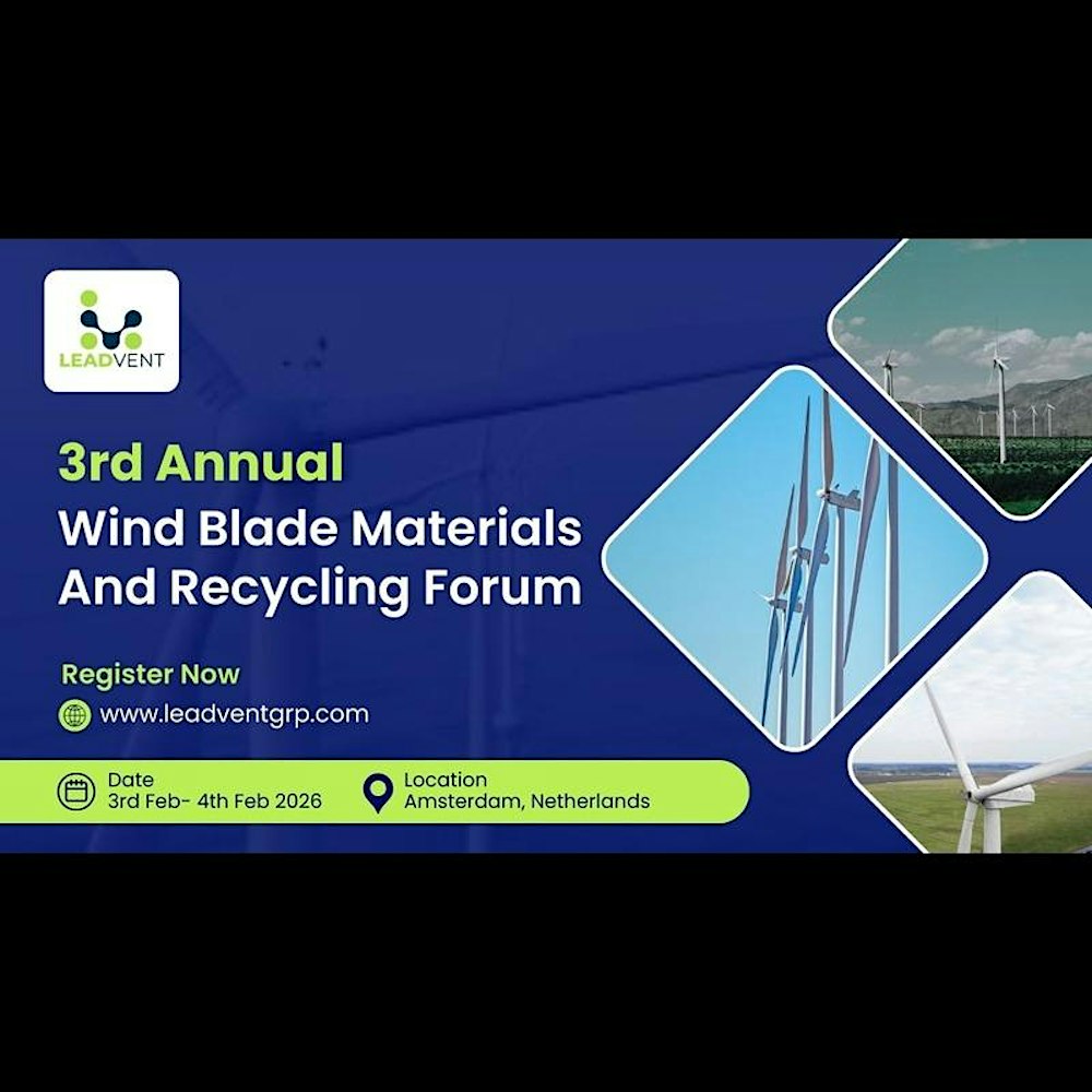 3rd Annual Wind Blade Materials and Recycling Forum