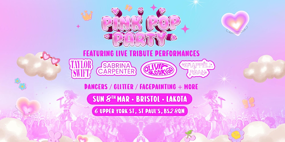 The Pink Pop Party Is Coming To Bristol!