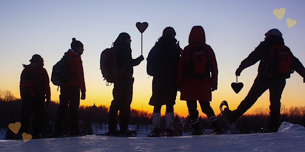 Valentine's Day Special - Snowshoe Tour: By the Glow of the City Lights
