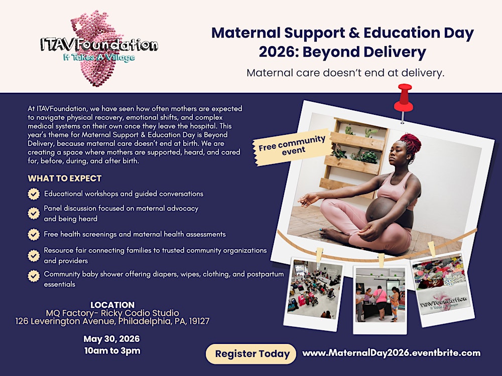 Maternal Support & Education Day 2026: Beyond Delivery