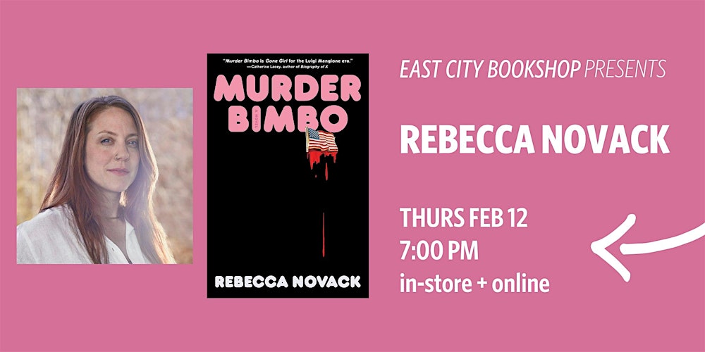 Hybrid Event: Murder Bimbo, Rebecca Novack