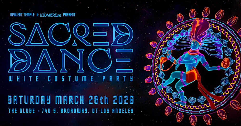 Opulent Temple in L.A.: Sacred Dance "white costume party" at Globe Theatre