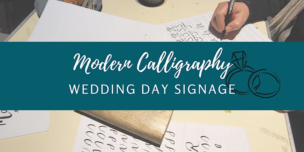 Calligraphy Wedding Day Signage