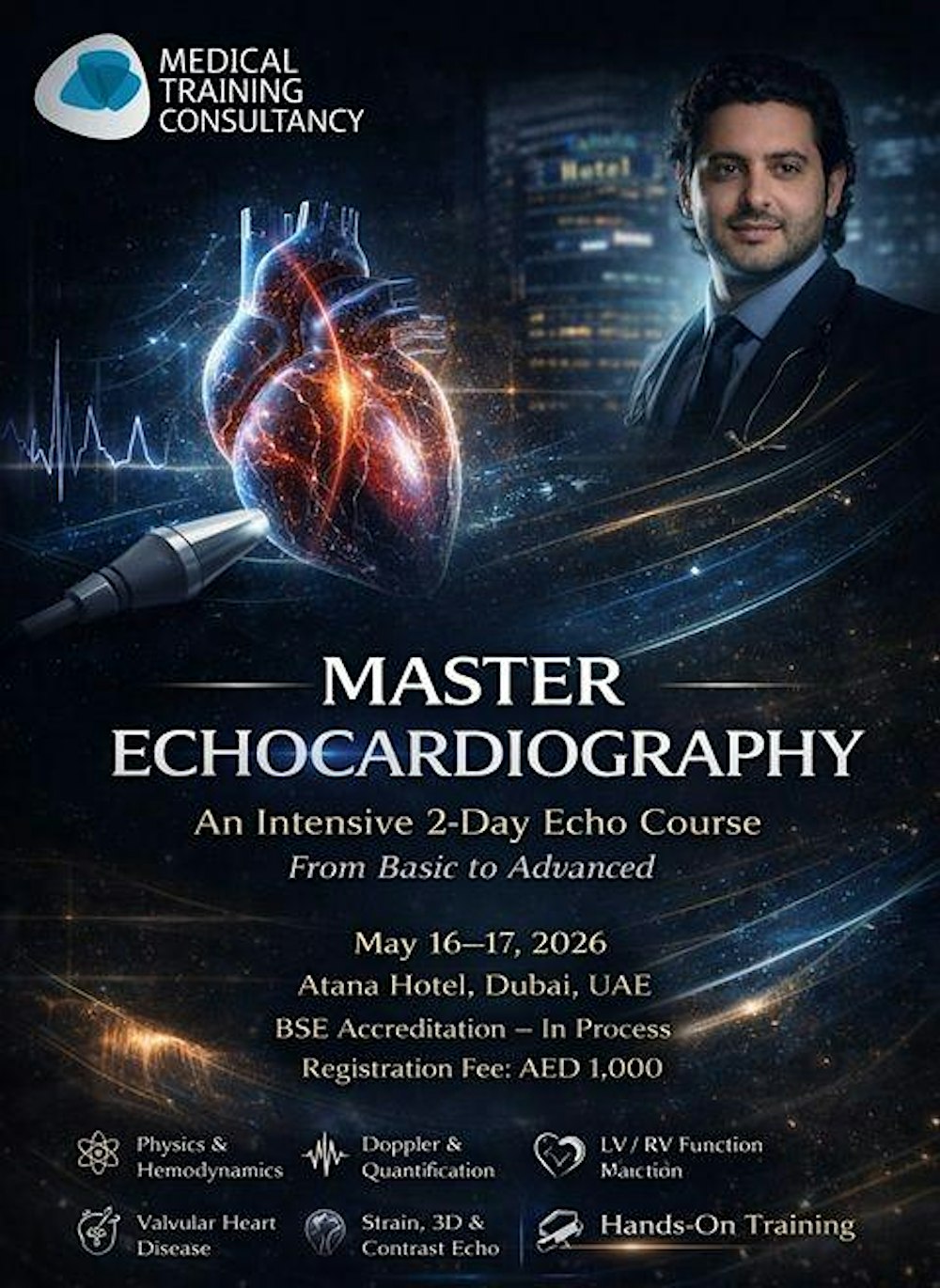 ✨ INTENSIVE 2-DAY ECHOCARDIOGRAPHY COURSE From Basic to Advanced