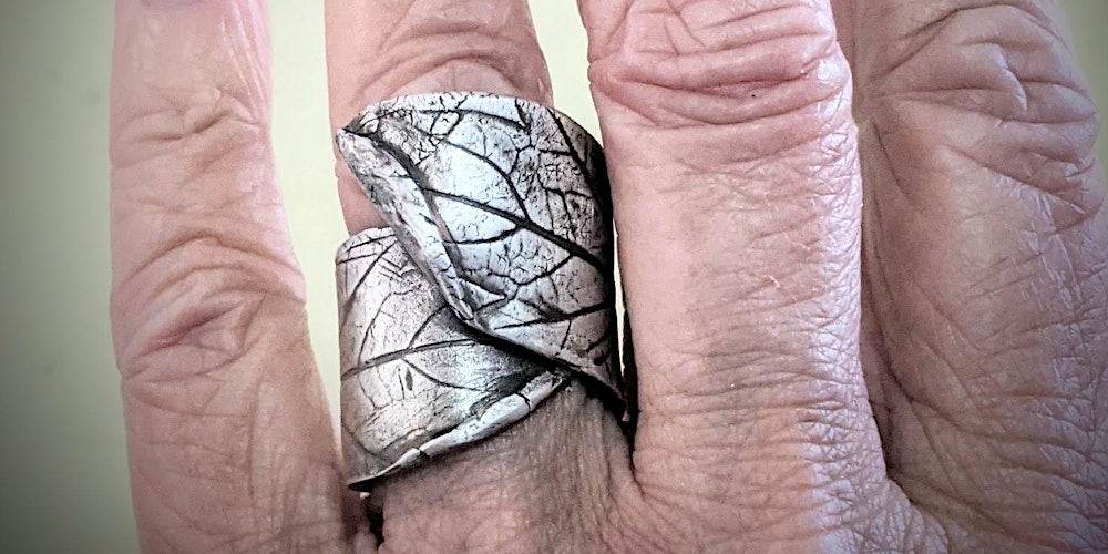 Spring has Sprung Real Leaf Jewelry Precious Metal Clay Workshop