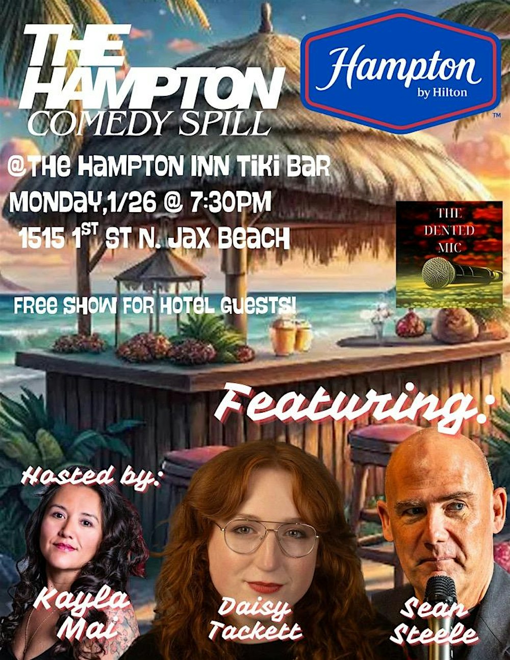 Hampton Inn Comedy Spill