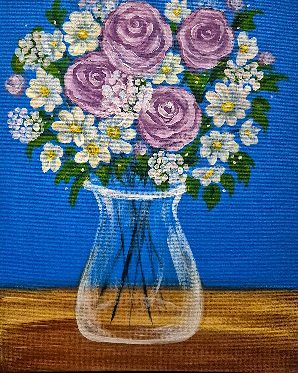 Galentines Flower Paint and Sip Workshop