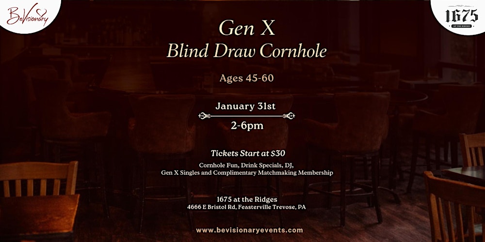 Gen X Blind Draw Cornhole