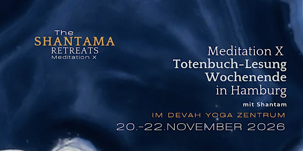 MeditationX Totenbuch-Lesung Wochenende in Hamburg - November 2026