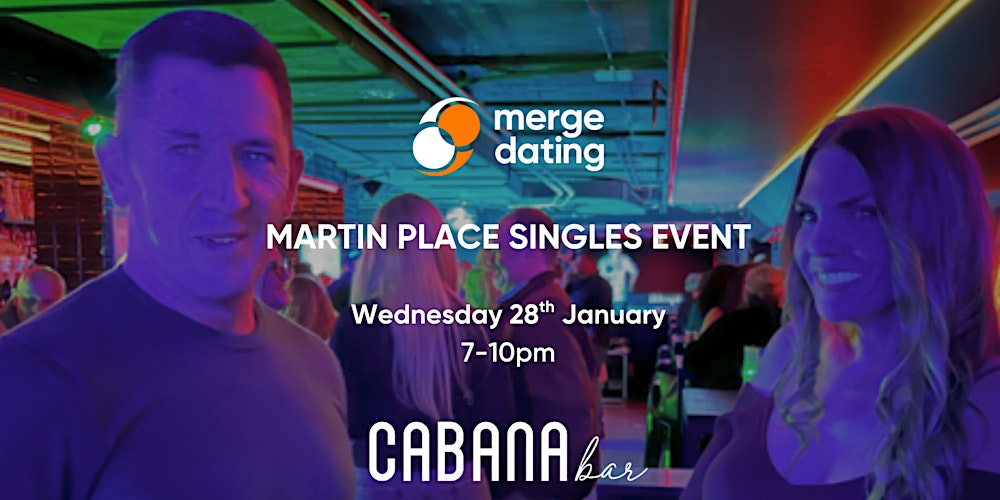 Martin Place Singles Event | Cabana Bar | Ages 45-55 | Wednesday 28th Jan