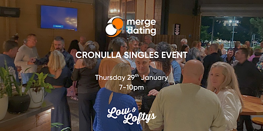 Cronulla Singles Event | Low & Lofty’s | Ages 40-55 | Thursday 29th January
