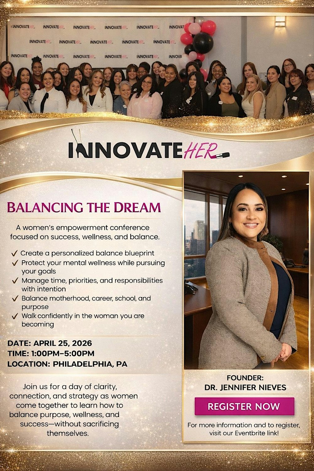 InnovateHER 2026 Women's Empowerment Conference - Balancing The Dream