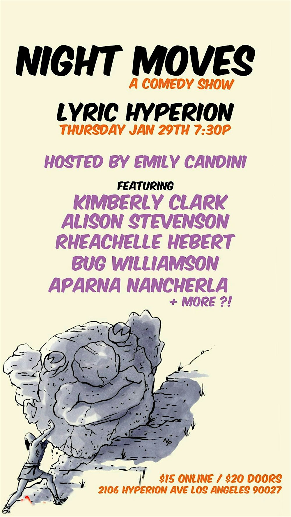 NIGHT MOVES (a comedy show)