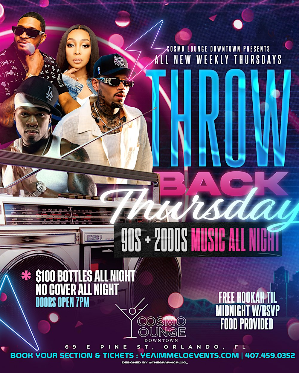 THROWBACK THURSDAY!  90s + 2000s! - Cosmo Lounge