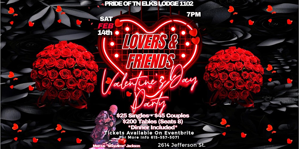 VALENTINE'S DAY PARTY - LOVERS & FRIENDS