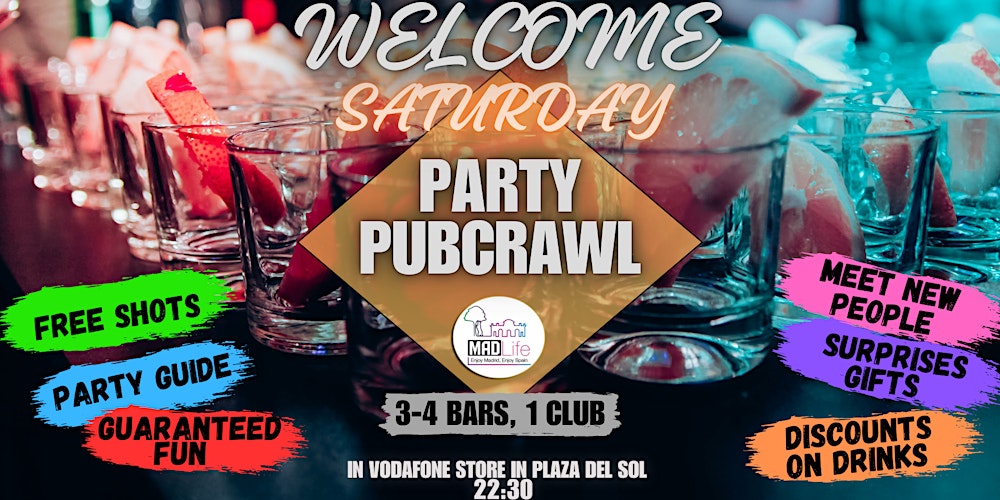 Saturday Welcome 2026 Meeting Bar Crawl & Fiesta!