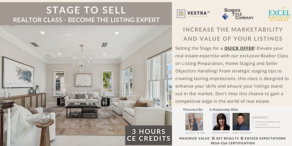 Free 3 CE For Florida Realtors - CSA Certification