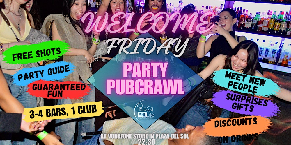 Friday  Welcome 2026 Meeting & Party Pubcrawl!