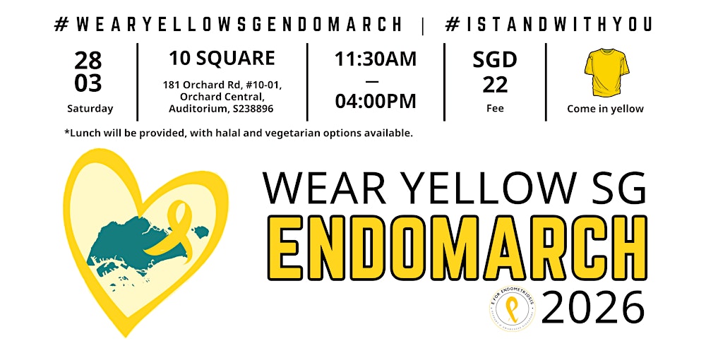 Wear Yellow SG EndoMarch 2026