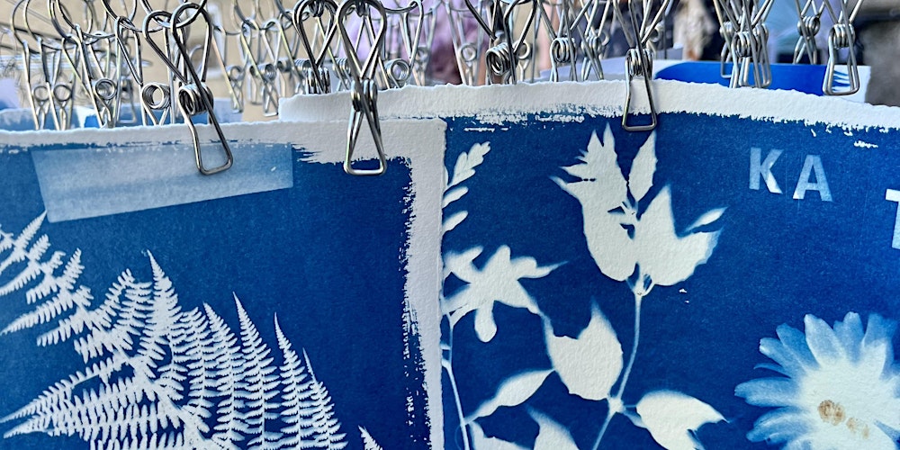 Botanical Cyanotypes and Bookmaking