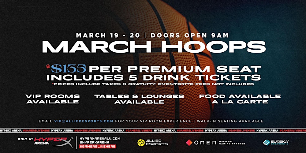 March Hoops Watch Party at HyperX Arena 2026