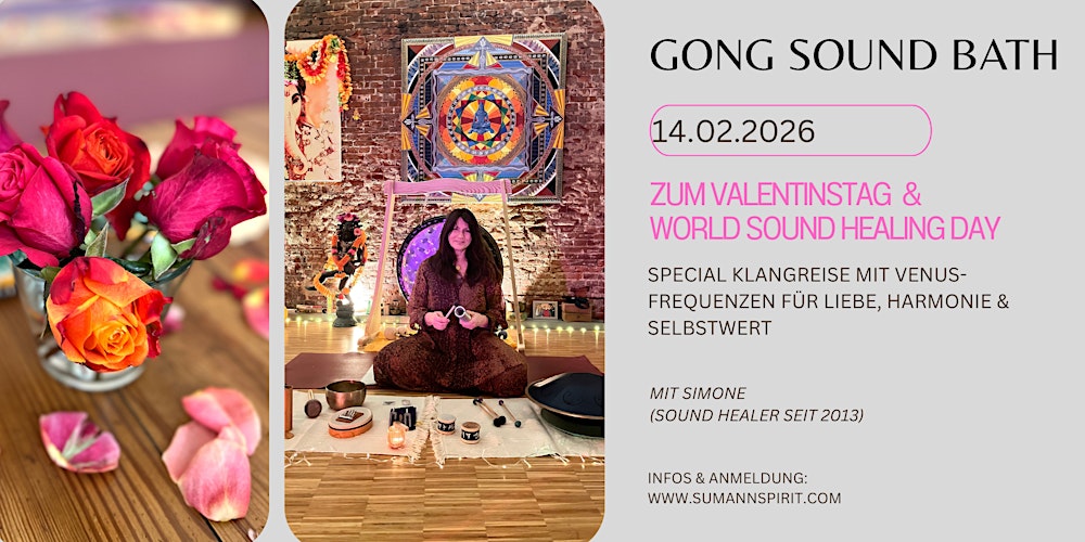 Gong Sound Bath Valentinstag Special | Hamburg