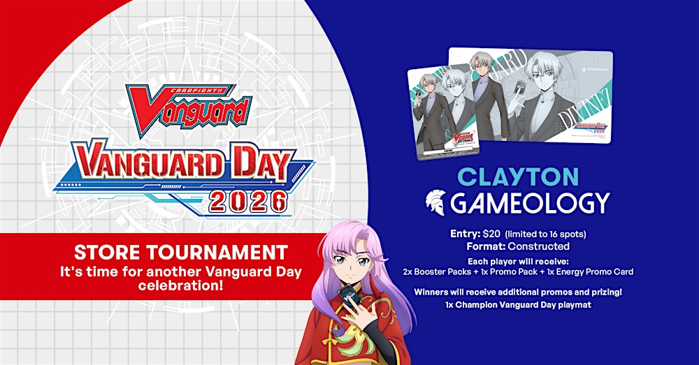 VANGUARD - Vanguard Day FEB - Gameology CLAYTON - 15/02/26