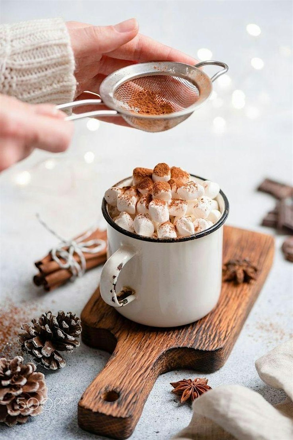 Taller de chocolate a la taza con churros + showcooking + pack de regalo