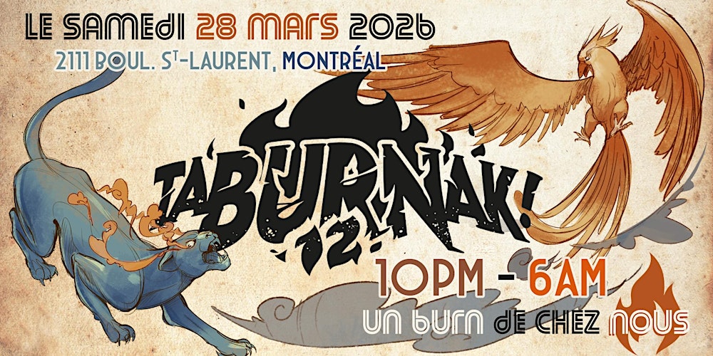 TaBURNak! 12 - Événement co-créatif communautaire, artistique et humain