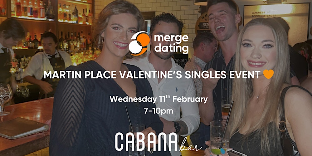 Martin Place Singles Event | Cabana Bar | Ages 25-35 | Wednesday 11th Feb