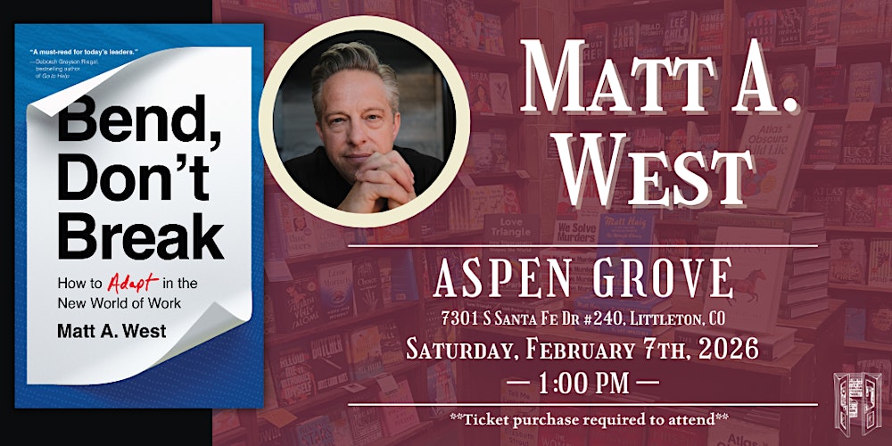 Matt A. West Live at Tattered Cover Aspen Grove