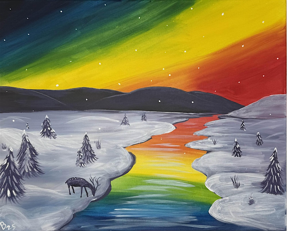 Winter Wonderland Paint and Sip