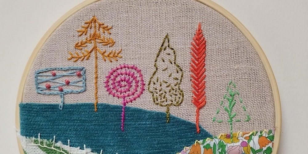 Learn the basics of freestyle hand embroidery workshop