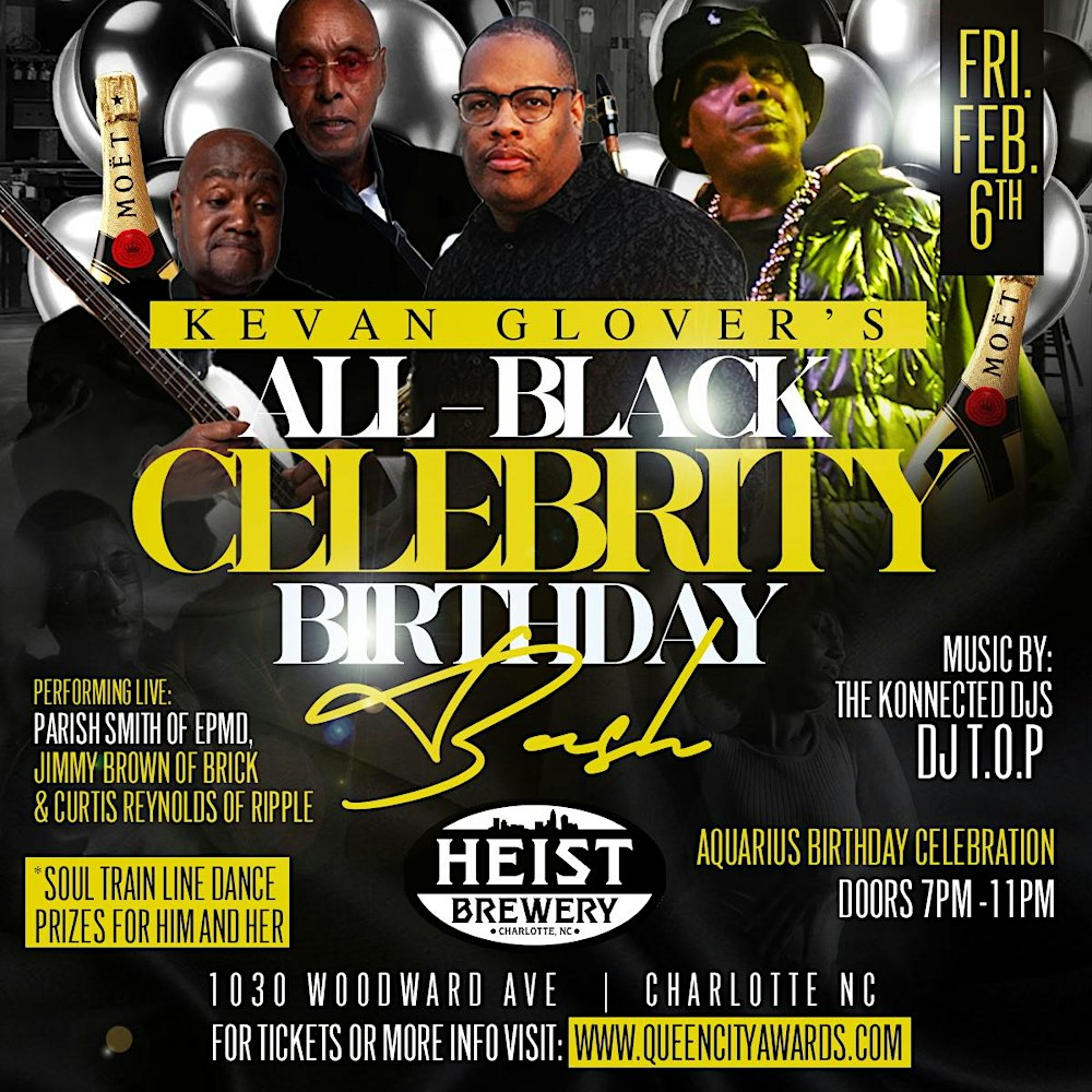 Kevan Glover All Black Celebrity Birthday Bash | Live Legends + Soul Train