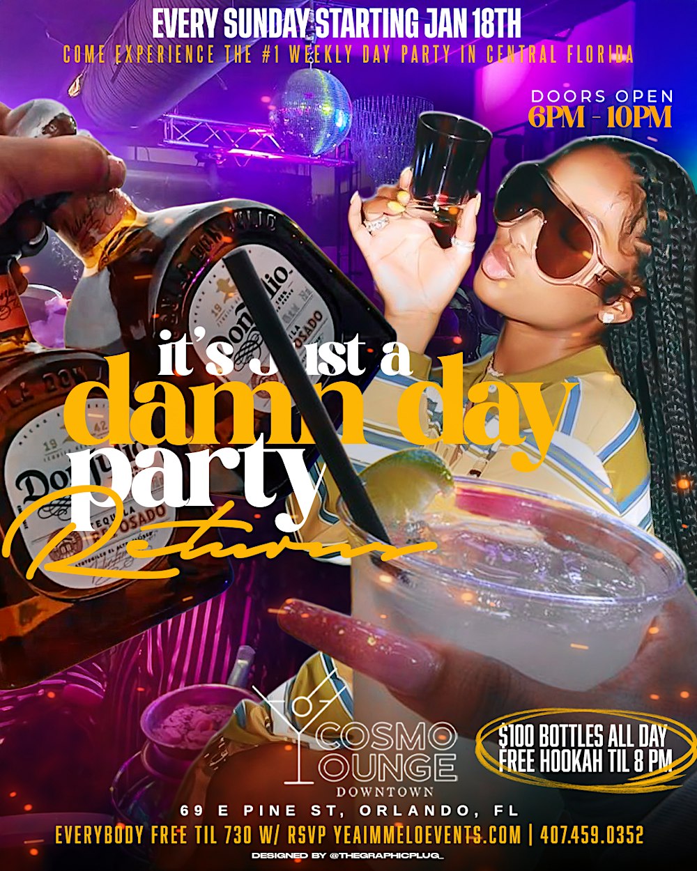 IT’S JUST A DAMN DAY PARTY - Cosmo Downtown