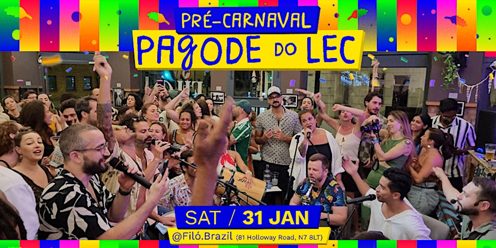 Pagode do LEC - Pre-Carnaval @ Filó Brazil