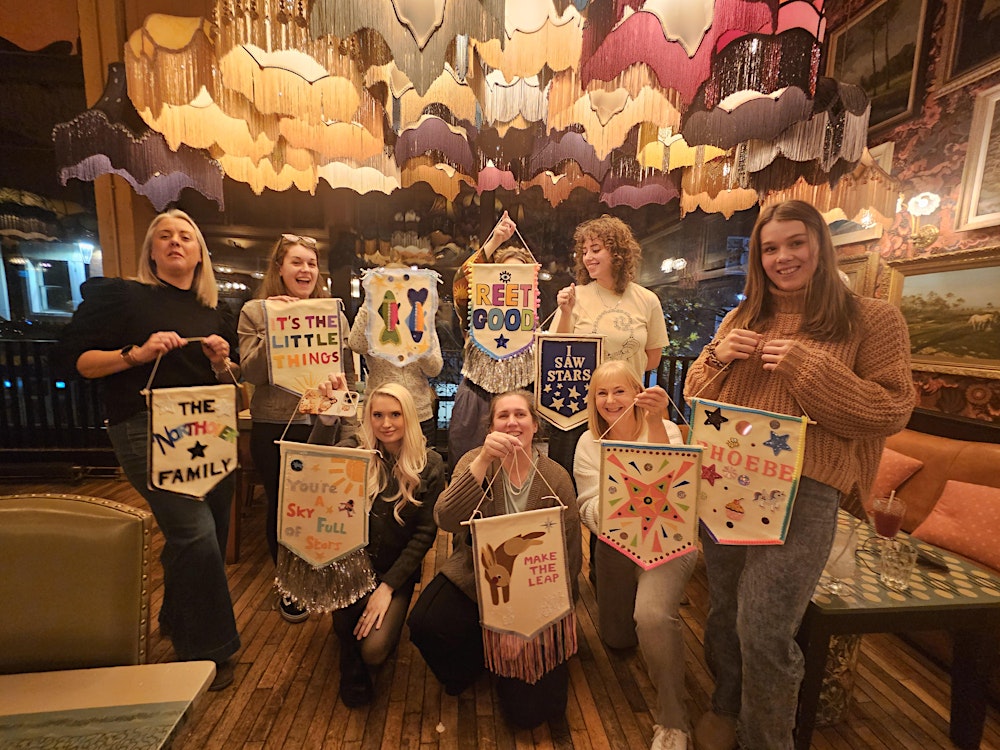 Monthly Makes - Felt slogan banners