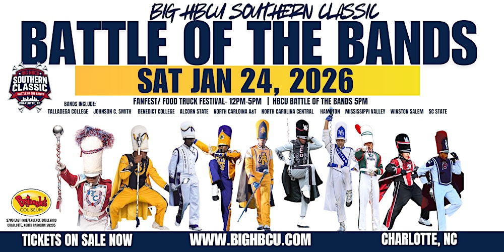 2026 BIG SOUTHERN CLASSIC BATTLE OF THE BANDS- FOOD TRUCK FESTIVAL/FAN FEST