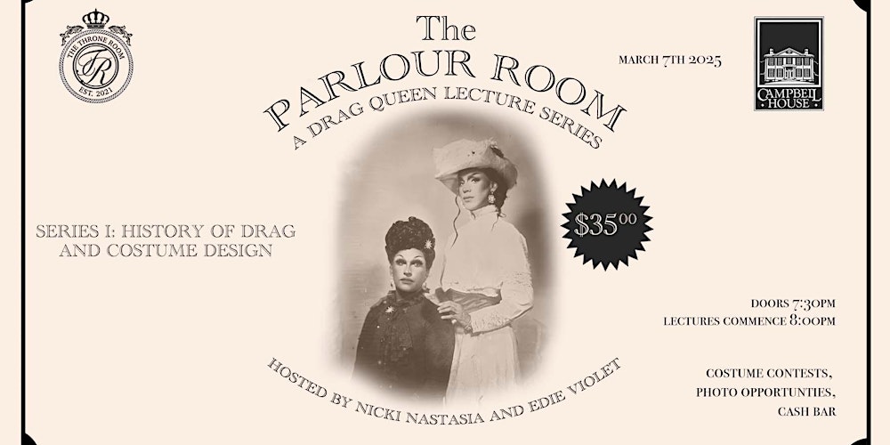 The Parlour Room: A Drag Queen Lecture Series
