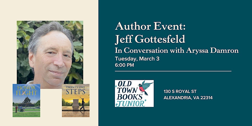Author Event with Jeff Gottesfeld in Conversation with Aryssa Damron